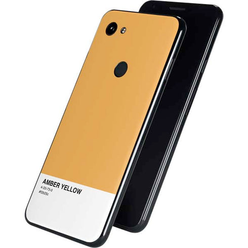 Amber Yellow Google Pixel 3a XL Skin